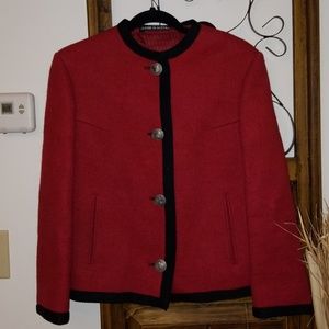 Absolutely lovely red wool jacket